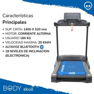 CINTA BODY SKULL PROFESIONAL  3 HP CORRIENTE ALTERNA
